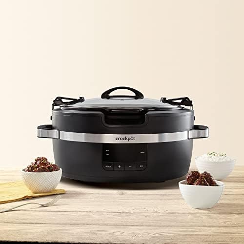 Crock-Pot Thermoshield 6 Quart Slow Cooker with Carry Handles - UNK | Select Velvet Branch - 1F5N