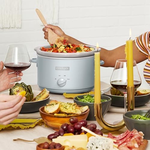 Crock-Pot 4.5 Quart Manual Slow Cooker – Macaroon Blue - 89C | Edition Linen Lane - AVU2