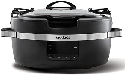 Crock-Pot Thermoshield 6 Quart Slow Cooker with Carry Handles - UNK | Select Velvet Branch - 1F5N