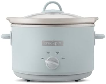 Crock-Pot 4.5 Quart Manual Slow Cooker – Macaroon Blue - 89C | Edition Linen Lane - AVU2