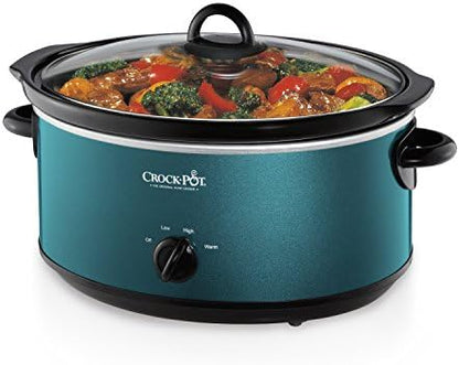 Crock-Pot 7 Quart Manual Slow Cooker – Turquoise - P2K | Series Moss Creek - BOOK