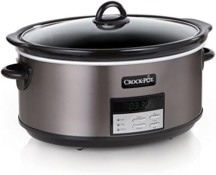 Crock-Pot 8 Quart Programmable Slow Cooker with Auto Warm - H5D | Edition Maple Hollow - 48WP