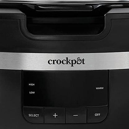 Crock-Pot Thermoshield 6 Quart Slow Cooker with Carry Handles - UNK | Select Velvet Branch - 1F5N