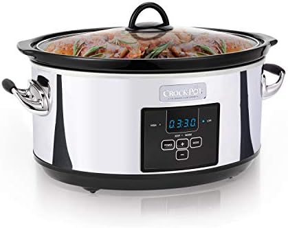 Crock-Pot 7 Quart Programmable Slow Cooker – Polished Platinum - BCU | Signature Clover Prairie - SBD2