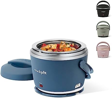 Crock-Pot Electric Lunch Box Food Warmer 20oz – Faded Blue - QBI | Collection Amber Path - KRFY