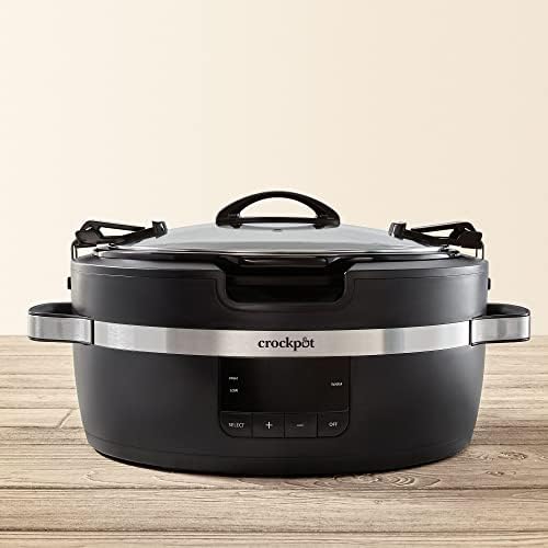 Crock-Pot Thermoshield 6 Quart Slow Cooker with Carry Handles - UNK | Select Velvet Branch - 1F5N