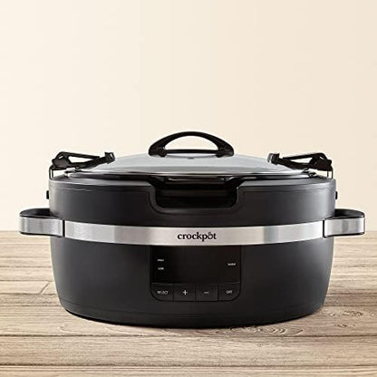 Crock-Pot Thermoshield 6 Quart Slow Cooker with Carry Handles - UNK | Select Velvet Branch - 1F5N