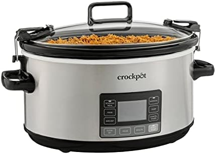 Crock-Pot 7 Quart Portable Programmable Slow Cooker with Timer - M5R | Collection Stone Stone - NQ7H
