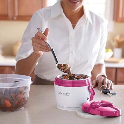 Crock-Pot Lunch Crock Portable Food Warmer 20oz – Pink - O10 | Collection Oak Bloom - QBVK