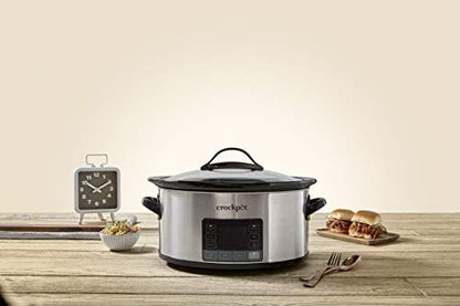 Crock-Pot MyTime 6 Quart Programmable Slow Cooker - L2V | Select Cloud Drift - J597