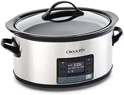 Crock-Pot MyTime 6 Quart Programmable Slow Cooker - L2V | Select Cloud Drift - W9GG