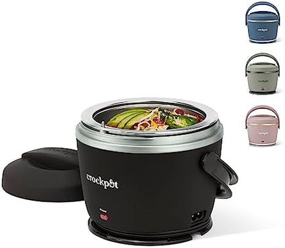 Crock-Pot Electric Lunch Box Food Warmer 20oz – Black - OI9 | Select Moss Bloom - J5NU