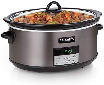 Crock-Pot 8 Quart Programmable Slow Cooker with Auto Warm - H5D | Edition Maple Hollow - 48WP