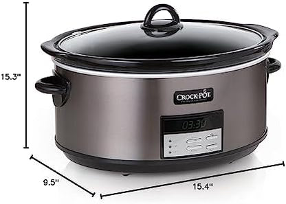Crock-Pot 8 Quart Programmable Slow Cooker with Auto Warm - H5D | Edition Maple Hollow - 48WP