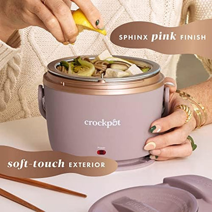 Crock-Pot Electric Lunch Box Food Warmer 20oz – Blush Pink - OPA | Collection Floral Shore - DYGQ