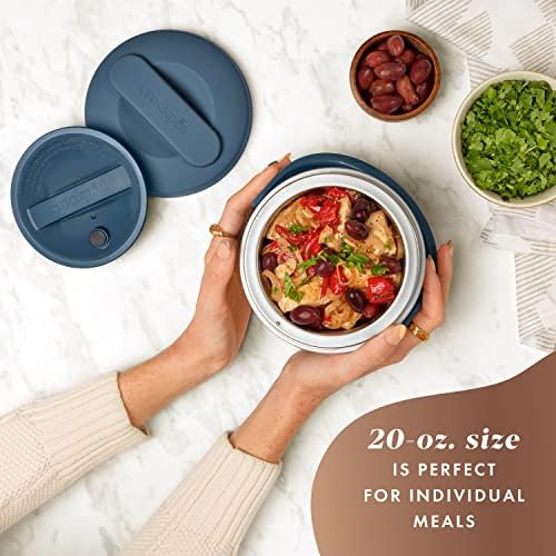Crock-Pot Electric Lunch Box Food Warmer 20oz – Faded Blue - QBI | Collection Amber Path - KRFY