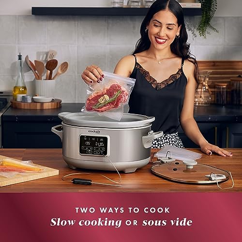 Crock-Pot 7 Quart Programmable Cook & Carry Slow Cooker - 366 | Select Moonlit Harbor - 3U0T