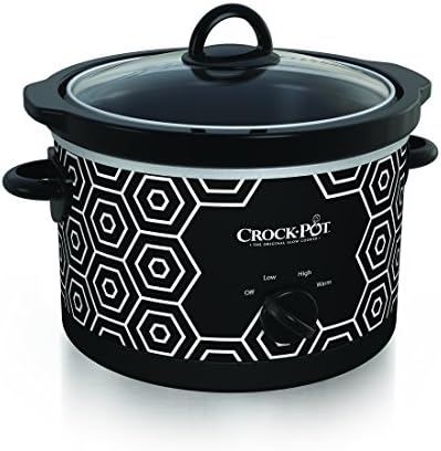 Crock-Pot 4.5 Quart Portable Slow Cooker – Black & White - 2KV | Reserve Moonlit Walk - 62KN