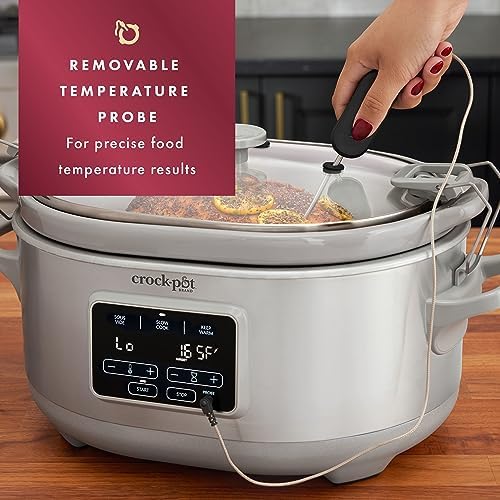 Crock-Pot 7 Quart Programmable Cook & Carry Slow Cooker - 366 | Select Moonlit Harbor - 3U0T