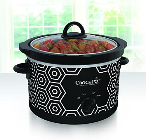 Crock-Pot 4.5 Quart Portable Slow Cooker – Black & White - 2KV | Reserve Moonlit Walk - 62KN