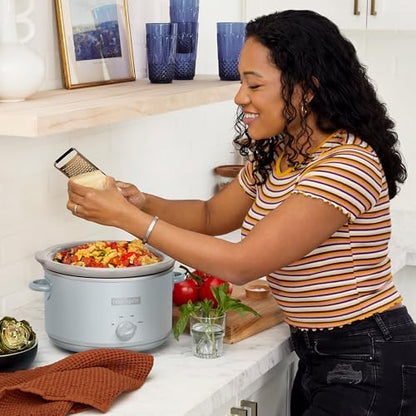 Crock-Pot 4.5 Quart Manual Slow Cooker – Macaroon Blue - 89C | Edition Linen Lane - AVU2