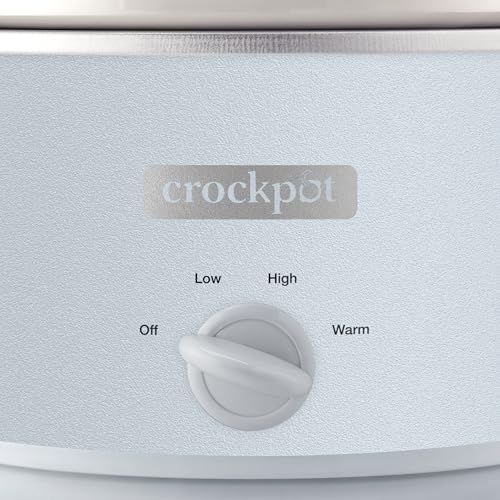 Crock-Pot 4.5 Quart Manual Slow Cooker – Macaroon Blue - 89C | Edition Linen Lane - AVU2