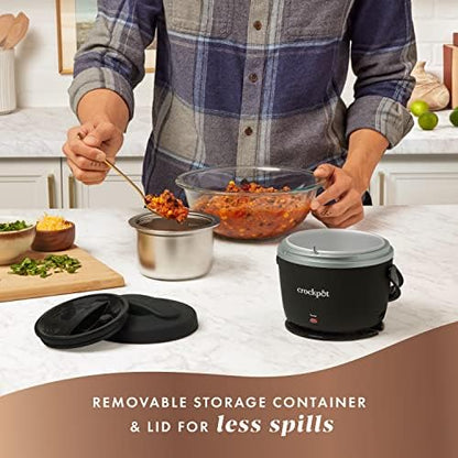 Crock-Pot Electric Lunch Box Food Warmer 20oz – Black - OI9 | Select Moss Bloom - J5NU