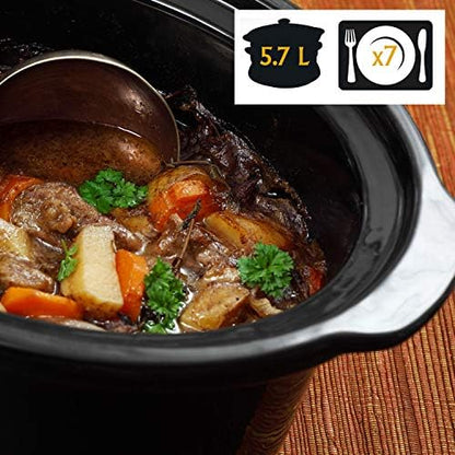 Crock-Pot Cook & Carry 6 Quart Portable Slow Cooker - MR7 | Select Winter Ridge - BB1U