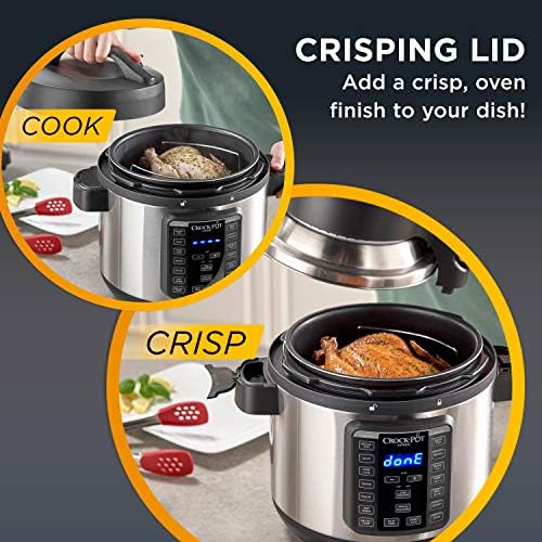 Crock-Pot Express Crisp 8 Quart 10-in-1 Pressure Cooker - M1H | Select Rose Path - SG69