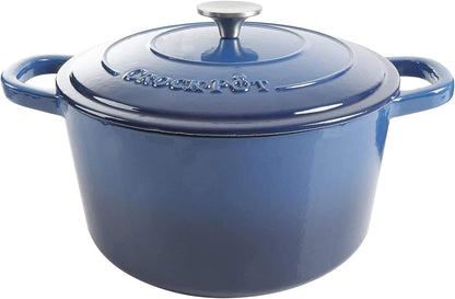 Crock-Pot 3 Quart Enameled Cast Iron Dutch Oven – Aqua - X86 | Edition Forest Market - DZ5Z