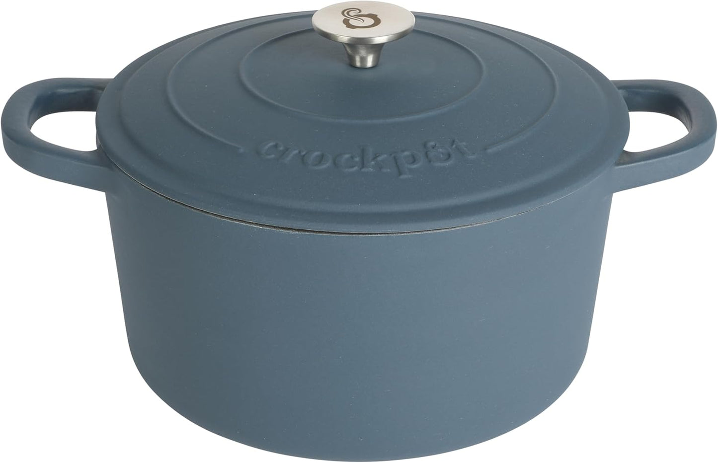 Crock-Pot 3 Quart Enameled Cast Iron Dutch Oven – Aqua - X86 | Edition Forest Market - DZ5Z