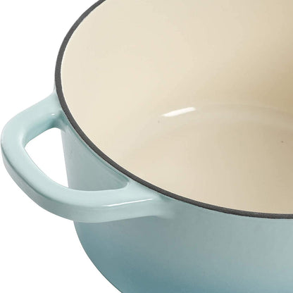 Crock-Pot 3 Quart Enameled Cast Iron Dutch Oven – Aqua - X86 | Edition Forest Market - DZ5Z