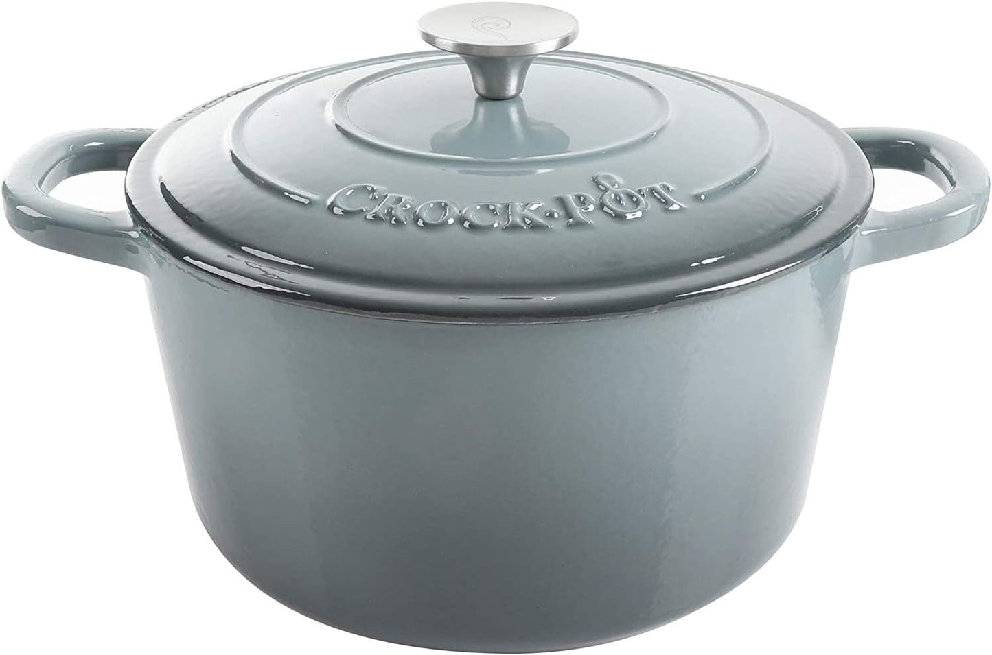 Crock-Pot 3 Quart Enameled Cast Iron Dutch Oven – Aqua - X86 | Edition Forest Market - DZ5Z