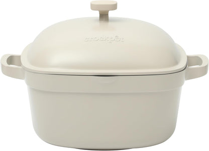 Crock-Pot 3 Quart Enameled Cast Iron Dutch Oven – Aqua - X86 | Edition Forest Market - DZ5Z