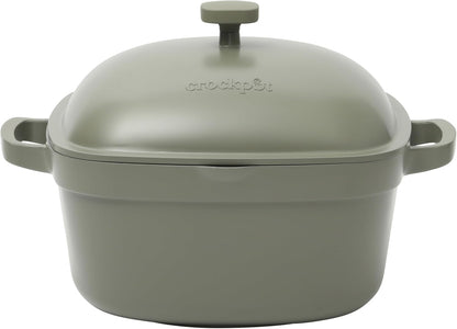 Crock-Pot 3 Quart Enameled Cast Iron Dutch Oven – Aqua - X86 | Edition Forest Market - DZ5Z